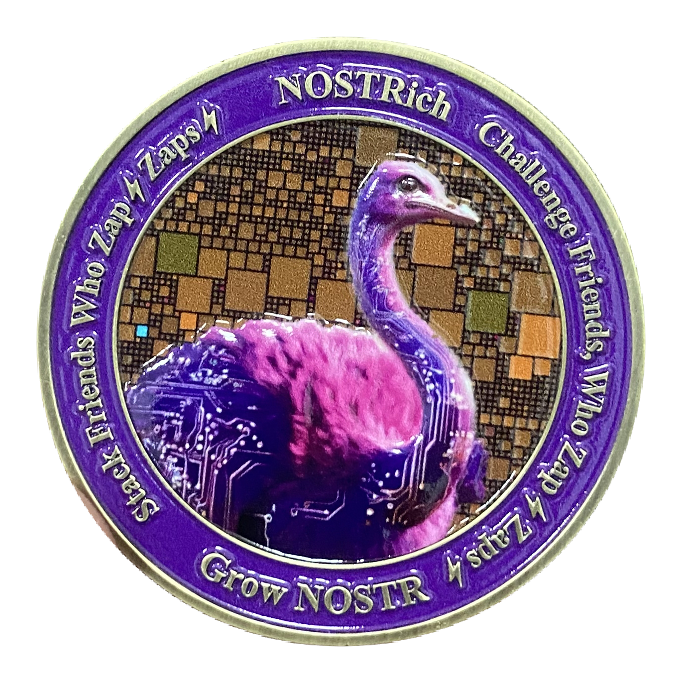 Blk 833888, 1st NOSTR Challenge Coin, 1-21